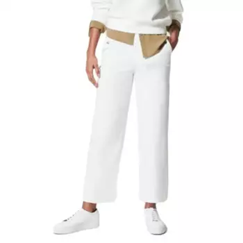 Прямые длинные брюки с широкими штанинами, Женские однотонные повседневные брюки с боковыми карманами и высокой талией, уличные женские брюки