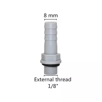 Прямые пластиковые фитинги Adhere To Fly 1/8" на 6/8/10 мм
