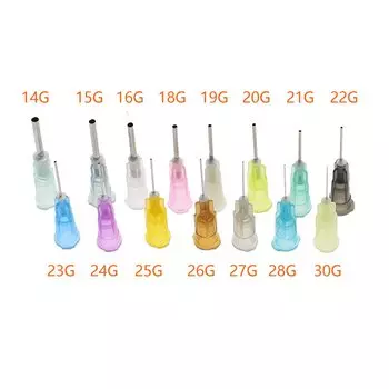 Прямые прецизионные иглы для дозатора жидких шприцев MLDCZS