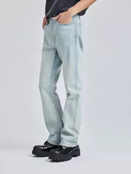 Прямые женские джинсы, мужские повседневные брюки