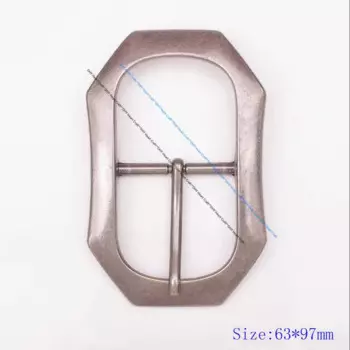 Пряжка Мужская прямоугольная, 40 мм, под старину