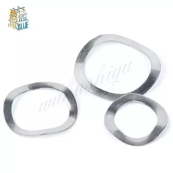 100 шт., пружинная шайба DIN137B M3 M4 M5 M6 M8 304, шайба из нержавеющей стали