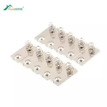 Пружинные контактные пластины PlumHOME для батареек AA (10 шт)