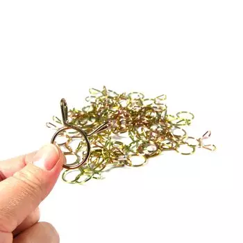 Пружинные зажимы для шланга, цинковые, 10 шт.