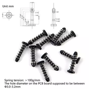 Пружинные зажимы для вентилятора охлаждения SD&HI, 10 шт.