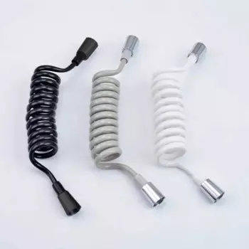 Пружинный гибкий Выдвижной шланг для душа, матовый черный, серый, для сантехники, туалета, биде, лейка, душевой шланг, аксессуары для ванной комнаты