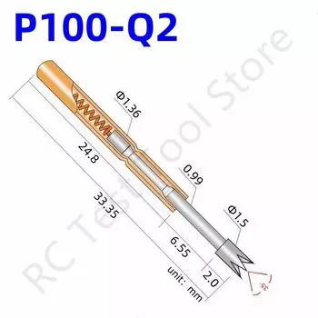 Пружинный тестовый зонд AOSHANG P100-Q2