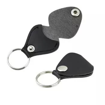 Pu Leather Key Chain Guitar Picks Holder Keychain Plectrums Bag Case Supplies Looper Pedaleira Guitarra Гитара Классическая