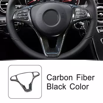 Пуговицы на руль из углеродного волокна, Обложка рамы, отделка для Mercedes Benz CLA C117 A Class W176 2013-2018