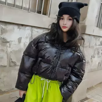 Пуховик детский на утином пуху, на возраст 10 лет