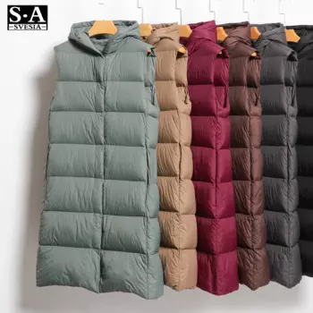 Пуховик женский зимний длинный, 2020