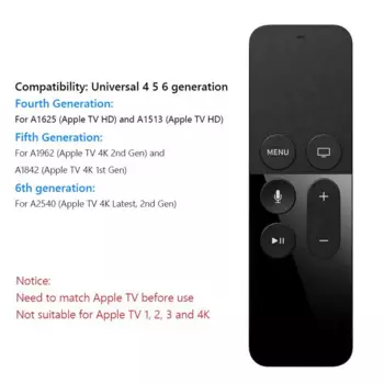 Пульт дистанционного управления A1513 MLLC2LL/A EMC2677 для Apple TV