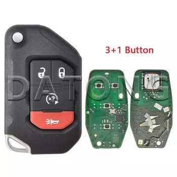 Пульт дистанционного управления Datong для Jeep Wrangler 2018 2019 FCC OHT1130261 4A PCF7939M 433 МГц