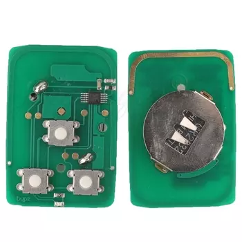 Пульт дистанционного управления для автомобиля jingyuqin, передатчик с 3 кнопками, 2 + 1, для Tovota COROLLA Vios Camry Sienna, GQ43VT7T