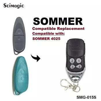 Пульт дистанционного управления для дверей гаража SOMMER APERTO 4025 4021, 868 МГц, с подвижным кодом