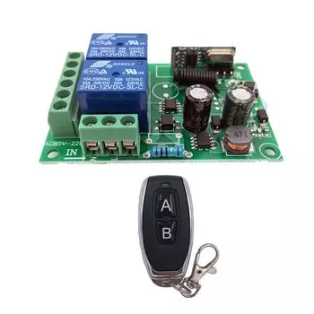 Пульт дистанционного управления для гаража и ворот, 433 МГц, 110 В, 220 В, 2 канала