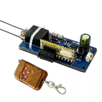 Пульт дистанционного управления дуговым воспламенителем DC3.7V 433M, генератор высокого напряжения, блок питания, пульт дистанционного управления с фонариком