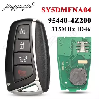 Пульт дистанционного управления jingyuqin 95440-4Z200 для Hyundai Santa Fe 2013-2017 Genesis 315 МГц ID46 4 кнопки, смарт-ключ для автомобиля SY5DMFNA04