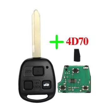 Пульт дистанционного управления Jingyuqin для автомобильного ключа, 433 МГц, 4D70/67/4C Чип для Toyota Avensis 2003 2007 Yaris 2003 2010 89071-0D030/0D010 TOY47