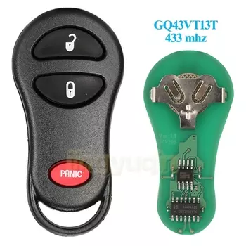 Пульт дистанционного управления Jingyuqin для автомобиля GQ43VT17T/13T 315/433 МГц для Jeep Dodge Durango Chrysler 300M conвесом 2001 2002 2003 2004 3/4B