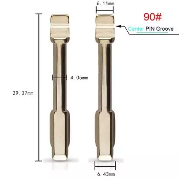 Пульт дистанционного управления KEYYOU #19 #38 #90 #91 #98 #109 KD HU101 FO21 FO38, пульт дистанционного управления для Ford Fusion Focus Mondeo Fiesta Galaxy, пустое лезвие для ключа