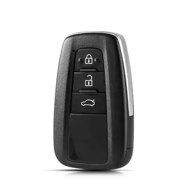 Пульт дистанционного управления KEYYOU, 2/3/4 кнопок, автомобильный брелок, вставка, лезвие ключа для Toyota Prius Camry 2016 2017 2018 RAV4 2019