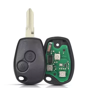 Пульт дистанционного управления KEYYOU для Renault Duster Modus Clio 3, Megane, Logan, Sandero, Kangoo, 433 МГц, PCF7946/PCF7947/pcf7952E/4A, 2 кнопки