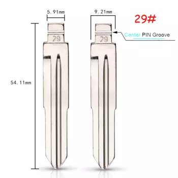 Пульт дистанционного управления KEYYOU, пустое лезвие ключа для Hyundai Tucson акцент, Гетц, Matri, Sonata Santa, Kia HYN14RFH 08, 15, 28, 29, 36, 50, 97, 33, 34 #