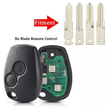 Пульт дистанционного управления KEYYOU с 2 кнопками для Renault Duster Modus Clio 3 поддерживается DACIA Logan Sandero Kangoo 433 МГц PCF7946/PCF7947/pcf7952E