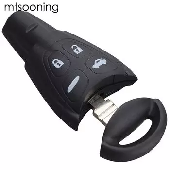Пульт дистанционного управления mtsooning, чехол-брелок с 4 кнопками для 2008, 2009, 2010, 2011, Saab 9-3 Sport Sedan Sport Combi Wagon