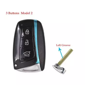 Пульт дистанционного управления YIQIXIN, чехол для автомобильного ключа с 3/4 кнопками для Hyundai igensis Santa Fe 2012-2018 Equus Azera Tucson Genesis, чехол для корпуса
