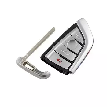 Пульт дистанционного управления YIQIXIN для автомобиля, чехол для BMW 1/2/3/5/7 серии X1 X3 X4 X5 X6 F10 F15 F16 F48 F39 G11 G20 G30, смарт-карта с кнопкой 3/4