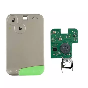 Пульт-ключ дистанционного управления для автомобиля Рено Лагуна, 433 МГц, YIQIXIN, PCF7947, ID46, 2 кнопки