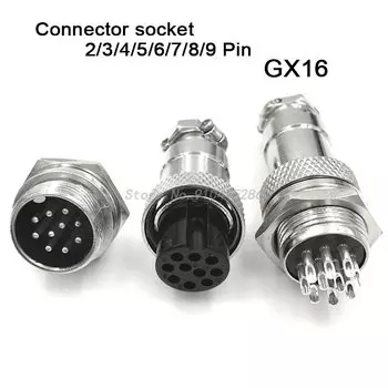 ПUMUDDSY авиационный разъем GX16 2/3/4/5/6/7/8/9 контактов