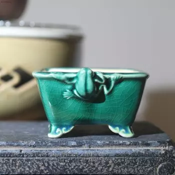 Пурпурный глиняный цветочный горшок Realikeasy LF886