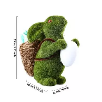 Пушистый кролик для пасхальной охоты