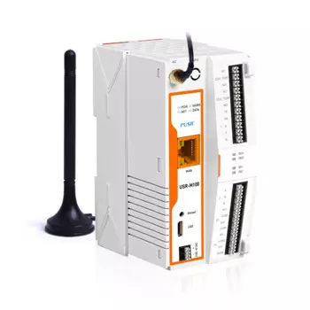 PUSR USR-M100-EAU промышленный сотовый 4G MQTT SSL модем IoT IO шлюз и Modbus RTU к Tcp с вычислением краев