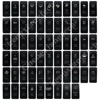 Пустая Крышка для автомобиля, лодки, кулисный переключатель, универсальные аксессуары для ATV RZR RV CARLING NARVA CONTURA, только крышка!