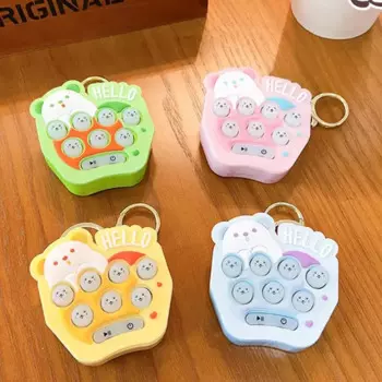 Пузырьковая игрушка-антистресс для детей, Детский пазл, игрушка-антистресс, брелок-пузырь с быстрым нажатием для снятия стресса, игрушка-антистресс для детей