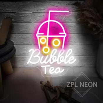 Неоновая вывеска ZHAOPAILAO NEON "Пузырьковый чай"