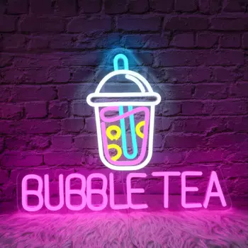 Неоновая лампа Wanxing "Bubble Tea"