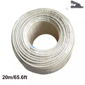 PVC шланг 1/4", 6,35 мм, черный, белый, бежевый