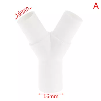 ПВХ тройник HELTC 16/20 мм белый