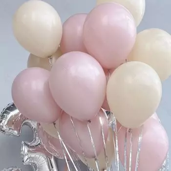 Пыльно-розовые латексные шары MicroPlush 10 дюймов