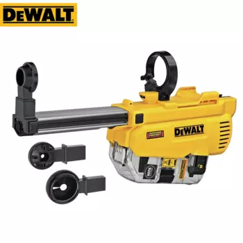 Пылеуловитель DEWALT DWH205DH для DCH263 SDS, поворотный молоток с D-ручкой, 1-1/8 дюйма, НЕРА-каннистер, прочные вместительные Экстракторы