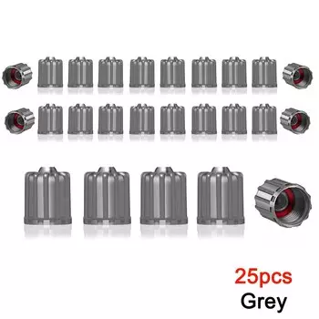 Пылезащитные колпачки для клапанов шин с уплотнительным резиновым кольцом. Пластиковые колпачки для шин для автомобилей, мотоциклов, грузовиков, велосипедных герметичных уплотнений.