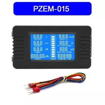 PZEM-013 DC 0-200V 10A 50A 100A 200A Вольтметр Амперметр тестер емкости аккумулятора автомобиля измеритель напряжения электроэнергии монитор