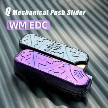 Q механический нажимной слайдер WM EDC игрушки для снятия стресса металлический фиджет-слайдер