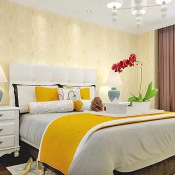 Q QIHANG 3D пасторальный стиль тисненые экологически чистые нетканые обои для спальни гостиной фоновые обои 0,53 М * 10 м = м2