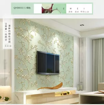 Q QIHANG экологически безопасные 3D нетканые обои в европейском стиле для гостиной спальни фоновые обои 10 м * 0,53 М = м2